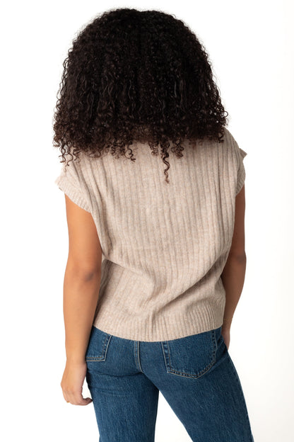 Rose Sleeveless Sweater