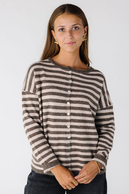 Danika Striped Cardigan